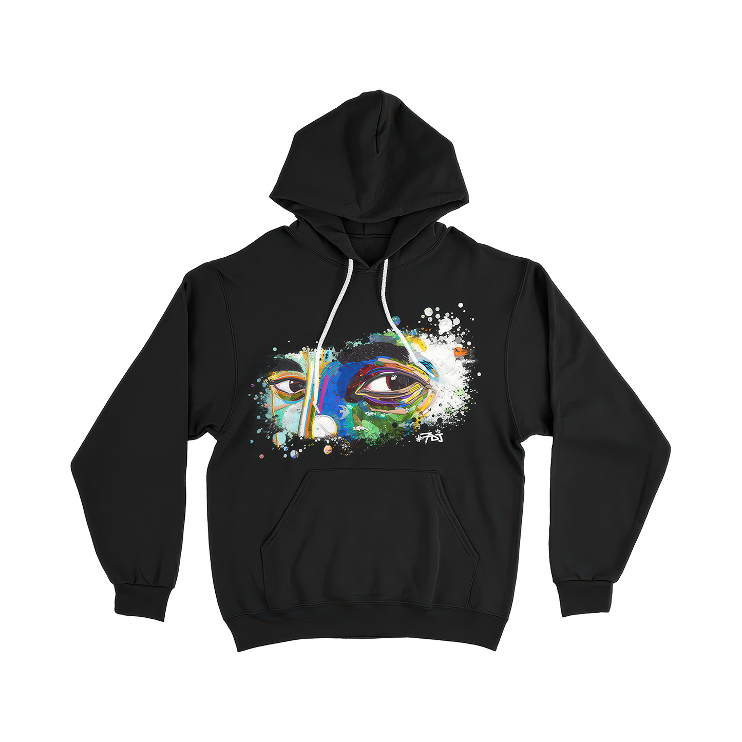 #7DJ Black Logo Hoodie