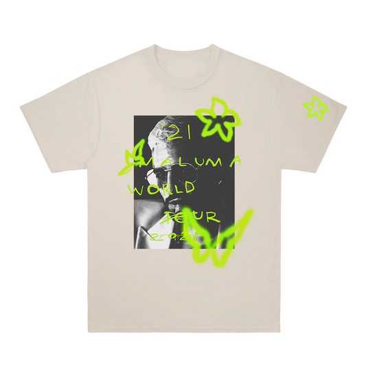 Maluma World Tour T-Shirt - Natural