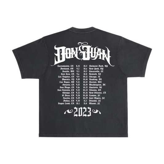 Don Juan Photo Tour Vintage Black Tee