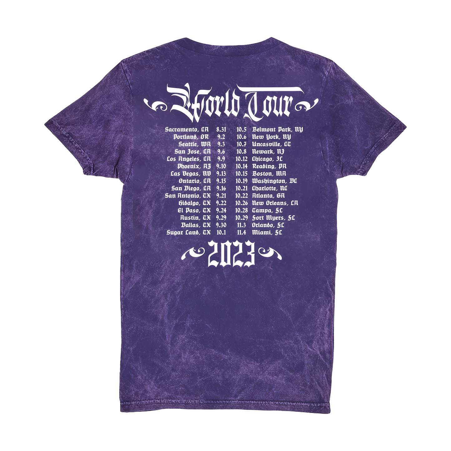 Don Juan Acid Wash Purple Tee