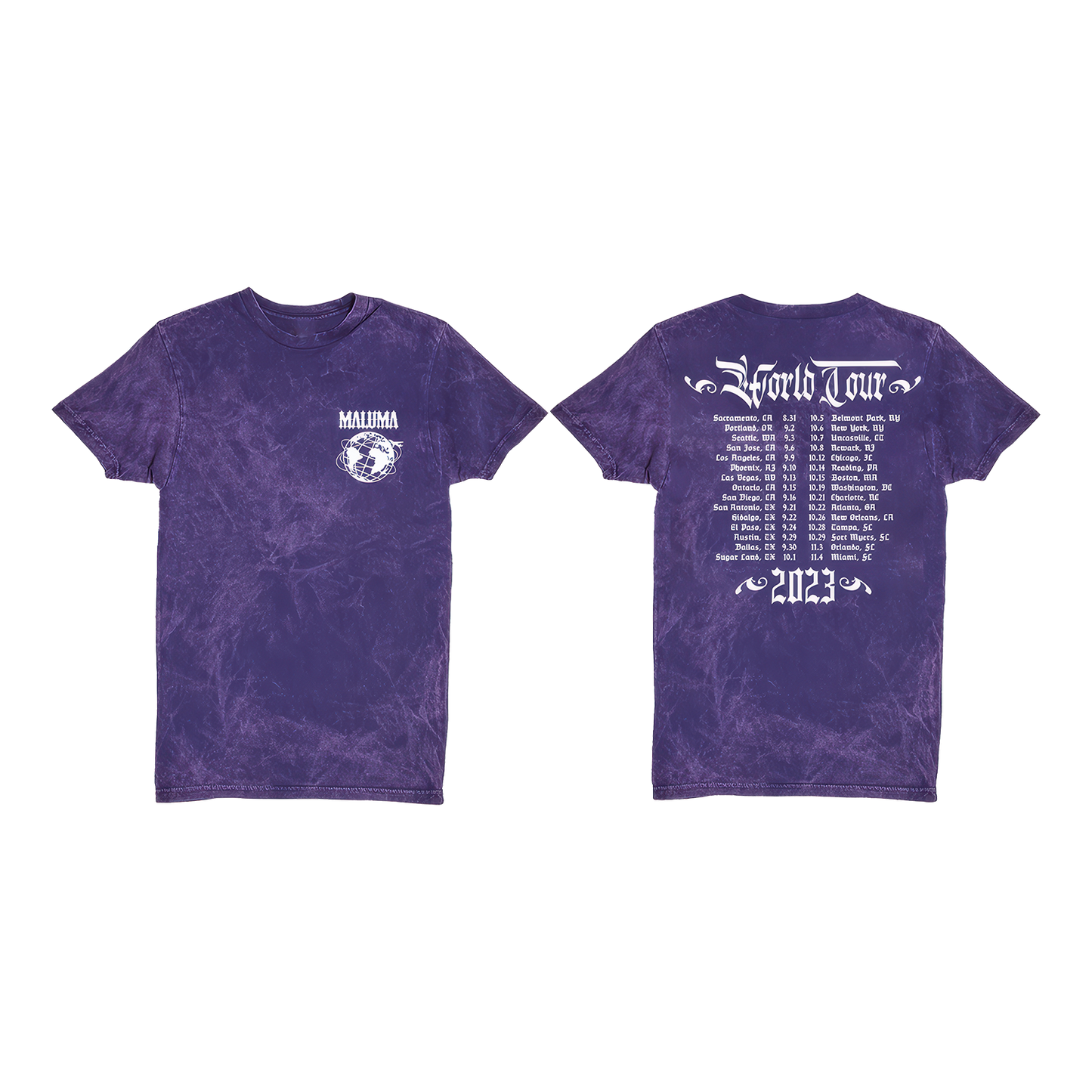 Don Juan Acid Wash Purple Tee