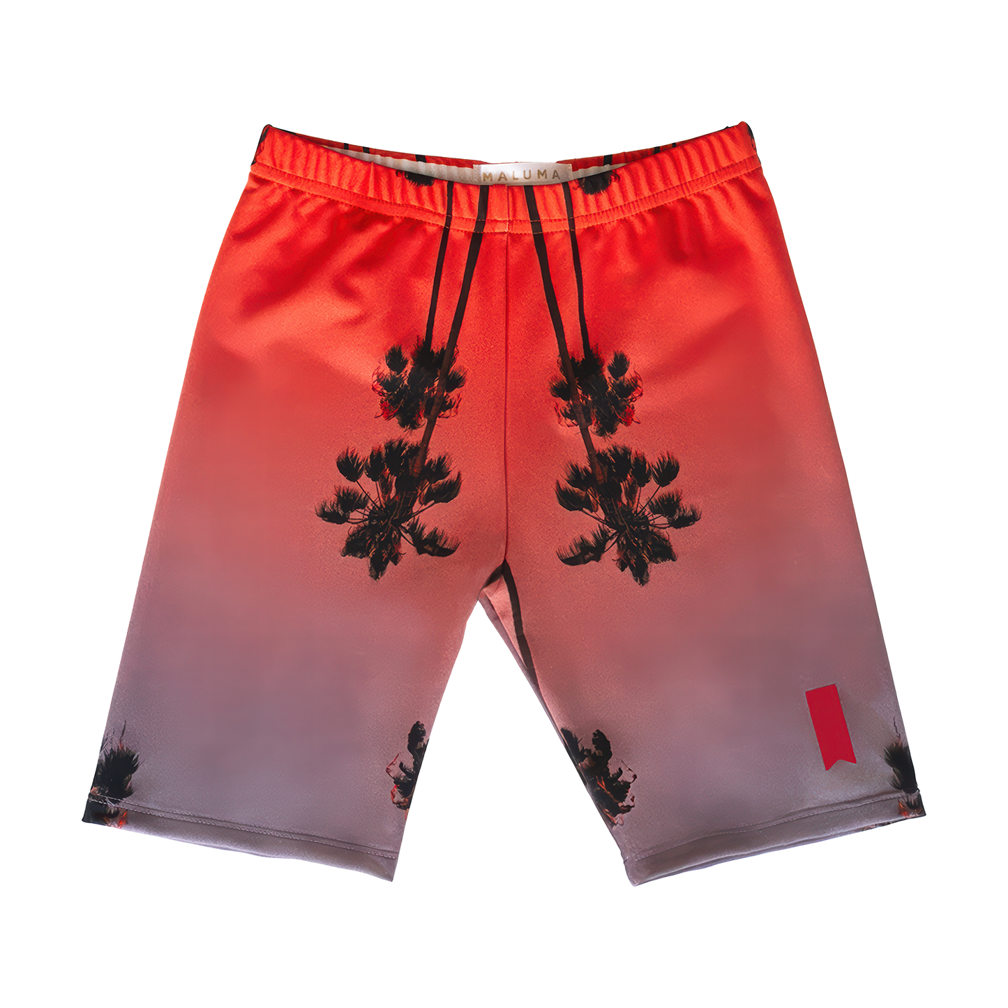 Pantalones cortos de ciclista premium en color rosa palmera