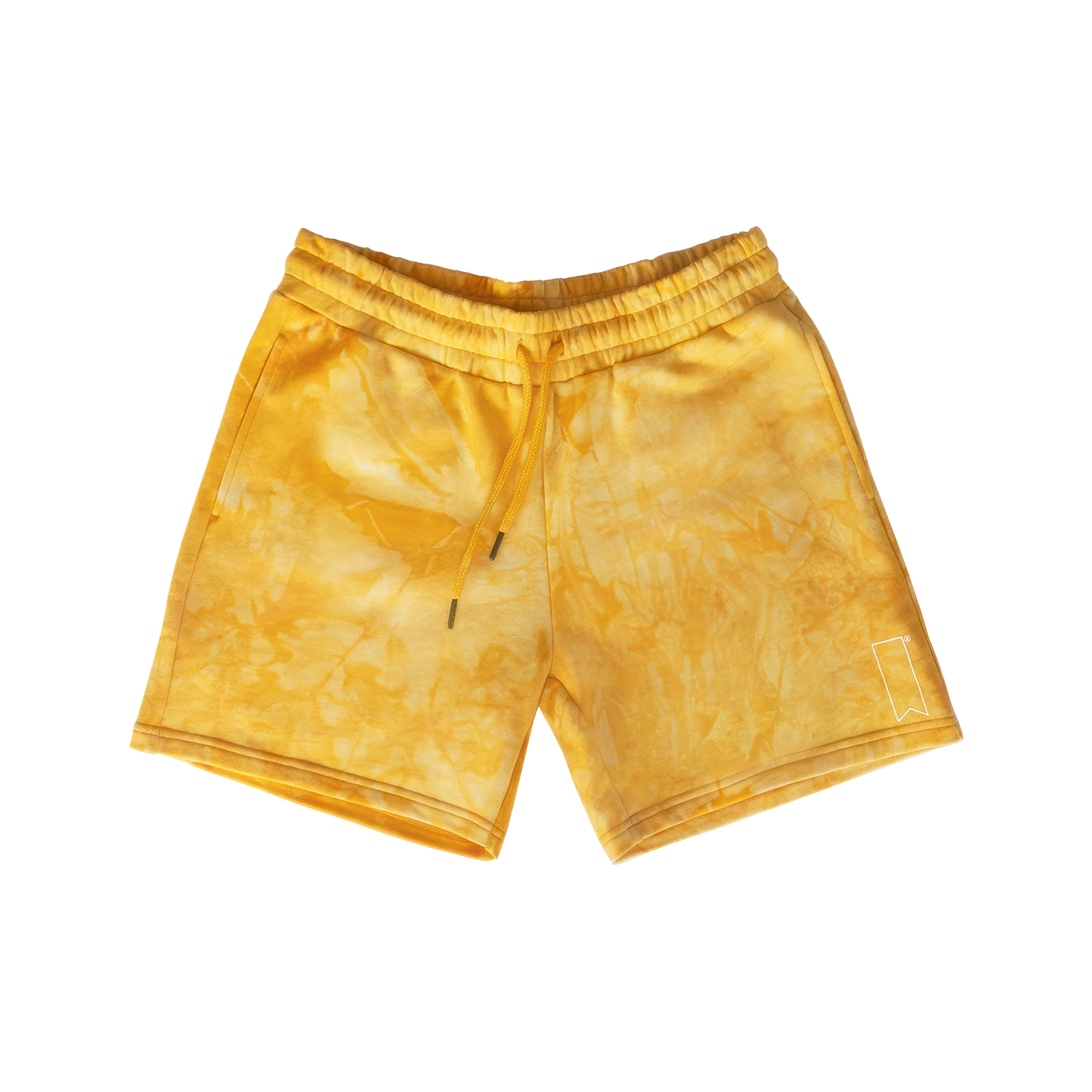 Pantalones cortos teñidos de oro
