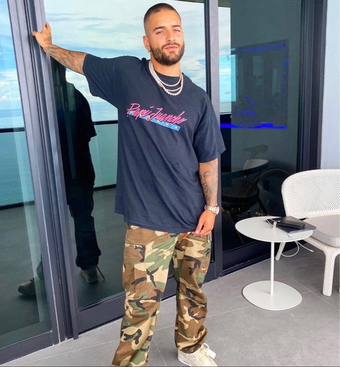 Papi Juancho Black Tee