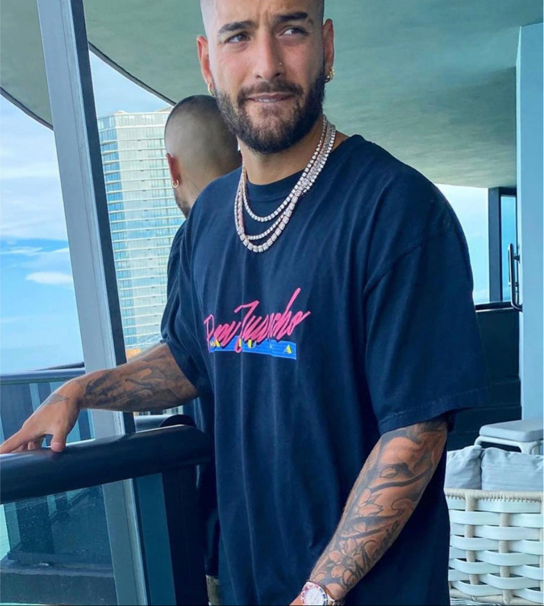 Papi Juancho Black Tee