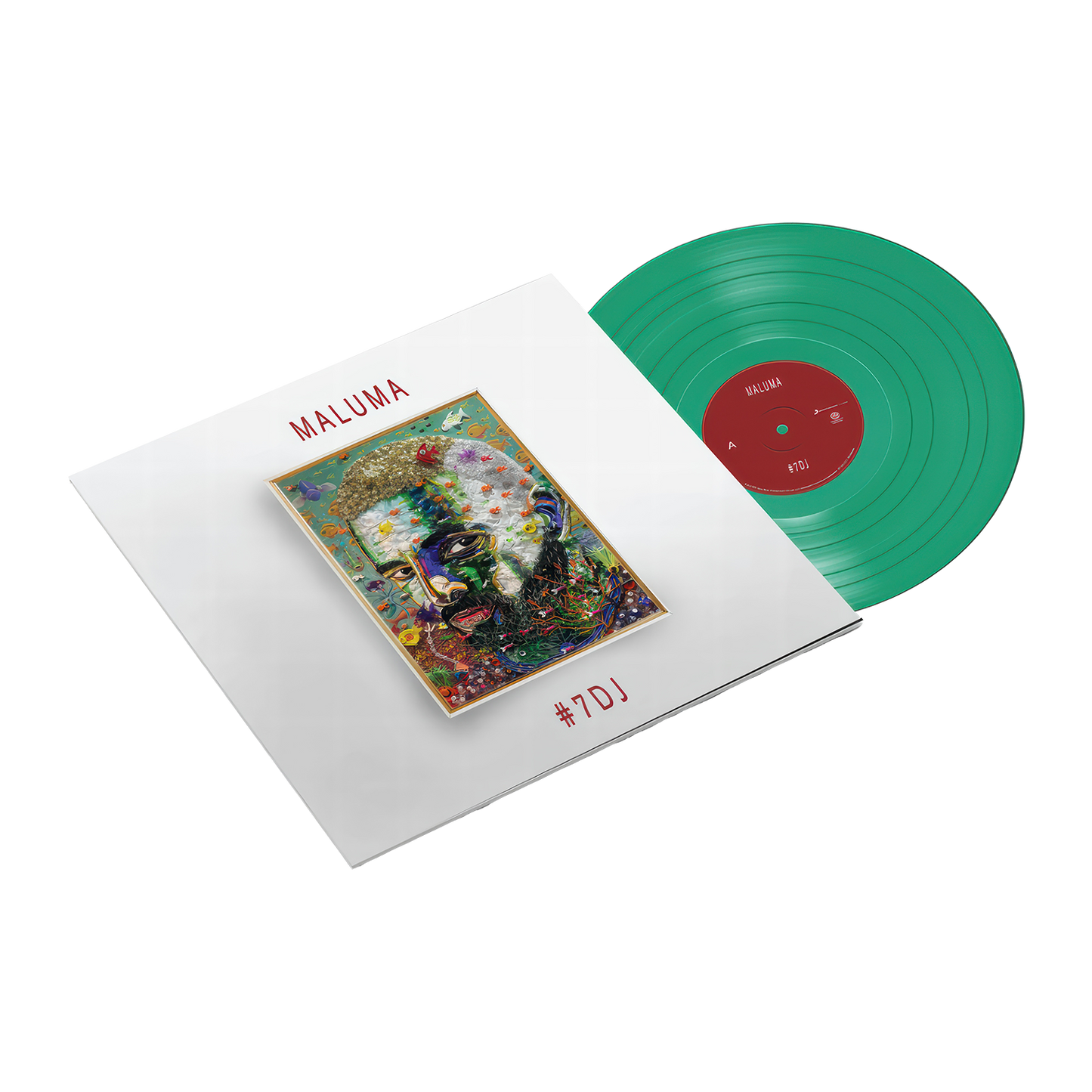 #7DJ (7 Dias En Jamaica) Turquoise Vinyl LP
