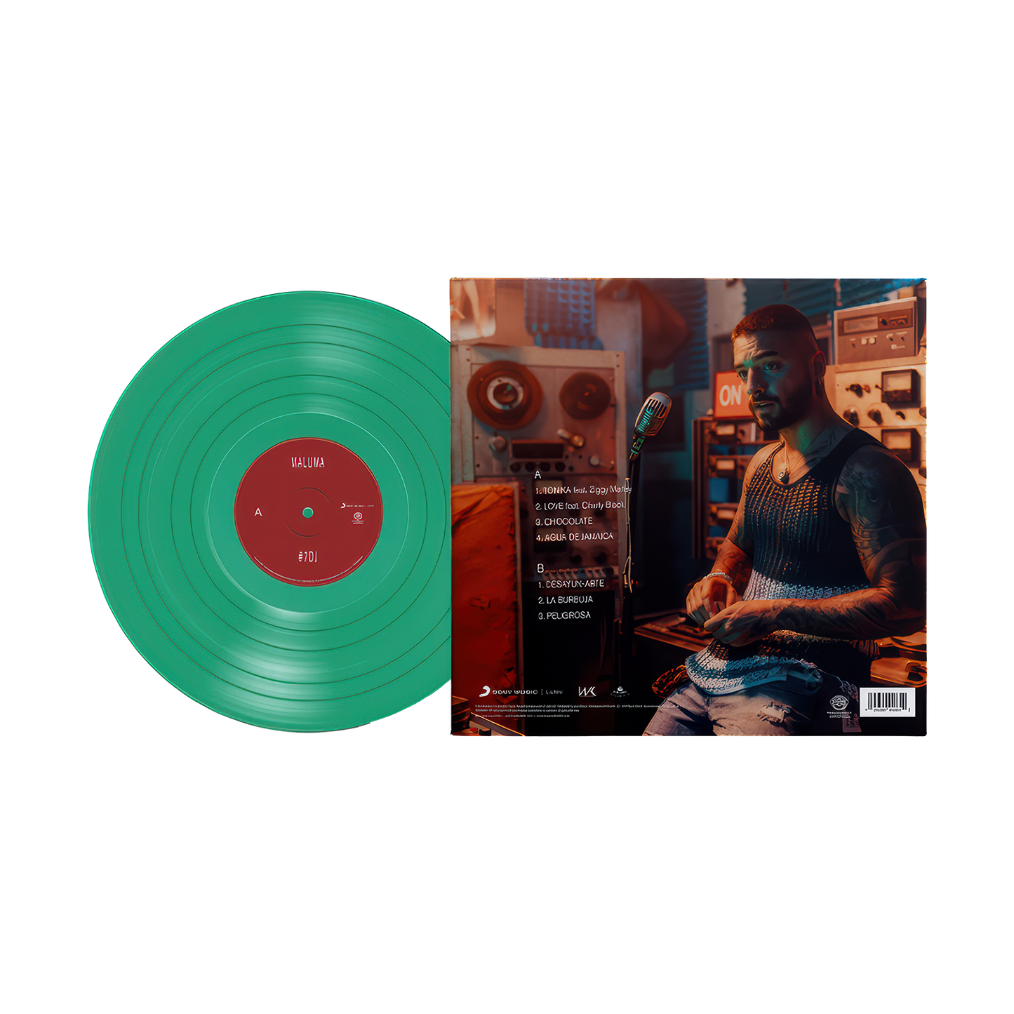 #7DJ (7 Dias En Jamaica) Turquoise Vinyl LP