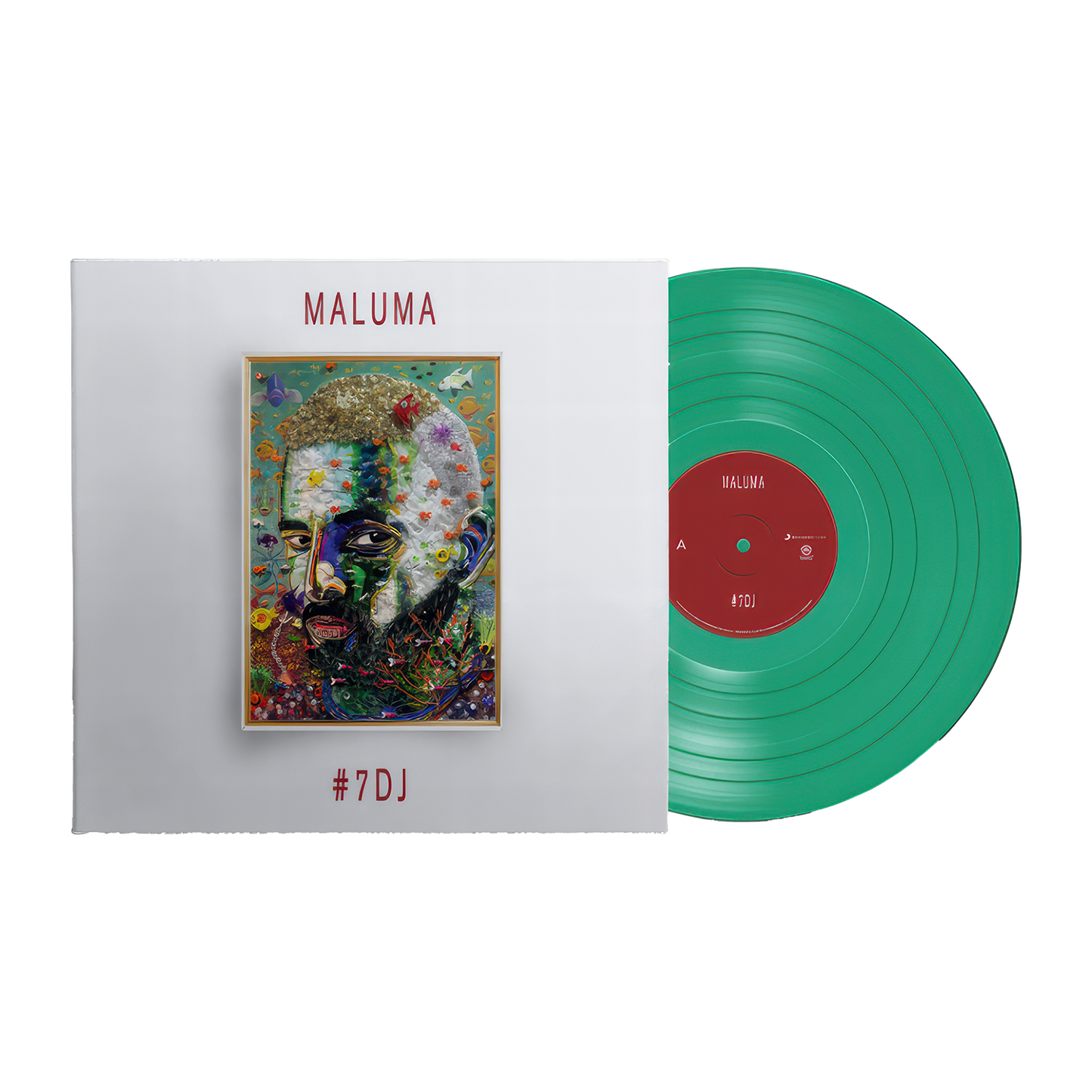 #7DJ (7 Dias En Jamaica) Turquoise Vinyl LP