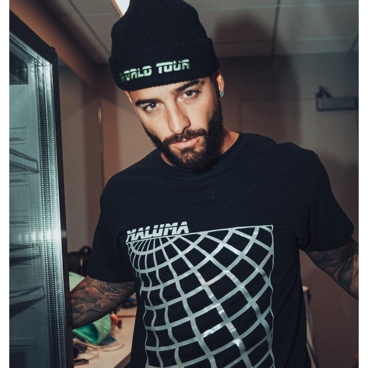 Maluma World Tour Iridescent Foil Tour Tee