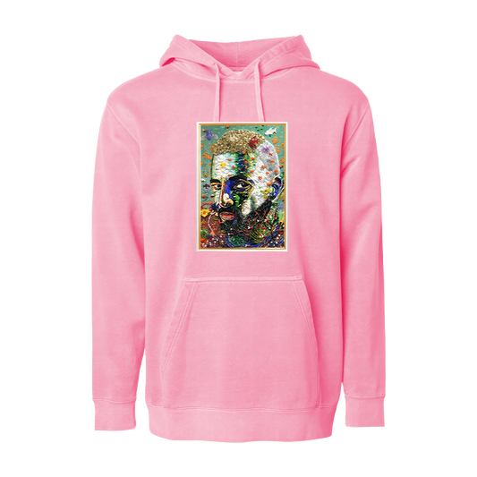 #7DJ Portrait Pink Hoodie