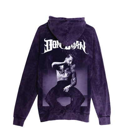 Don Juan Purple Acid Wash Hoodie