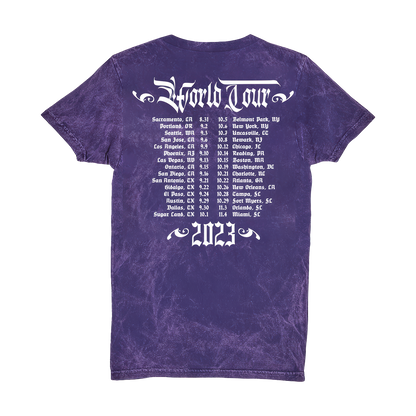 Don Juan Acid Wash Purple Tee