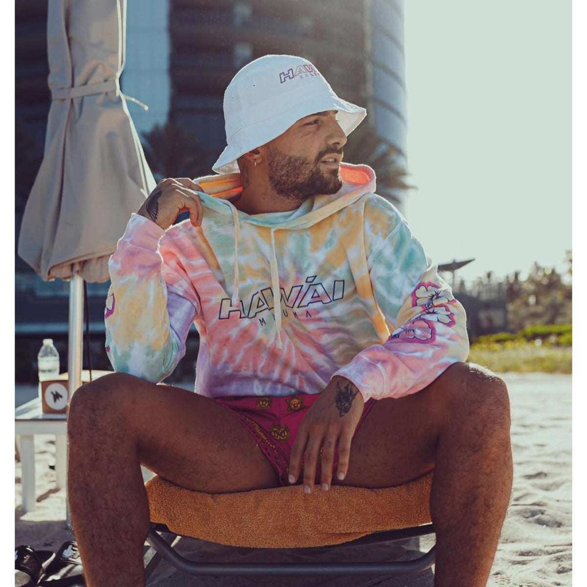 Hawái Tie Dye Hoodie