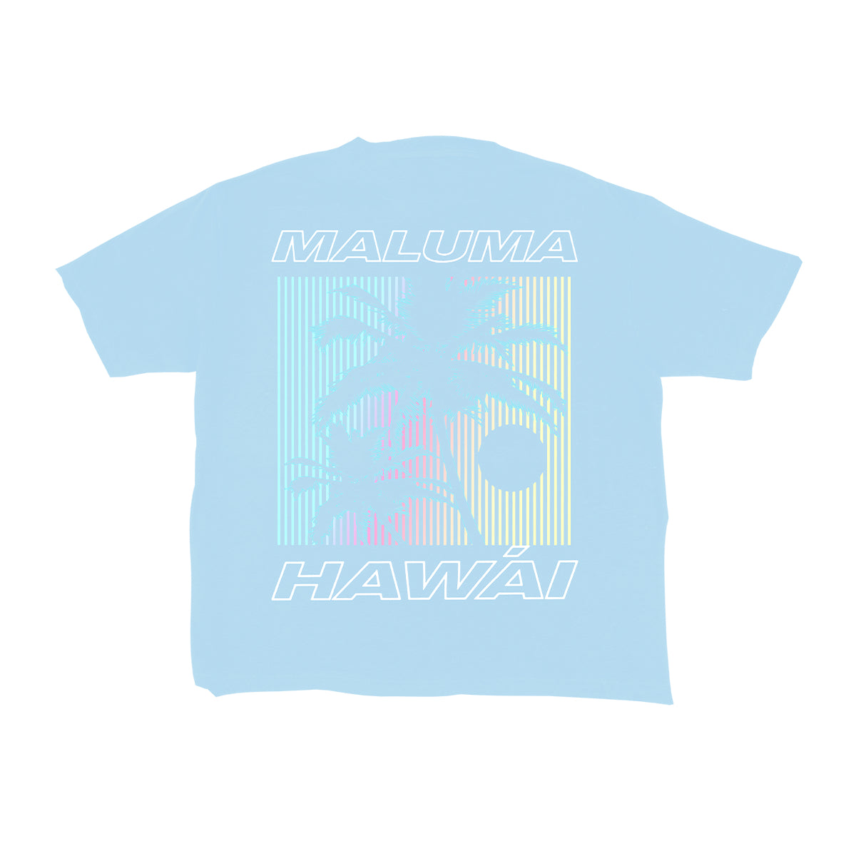 Blue Palm Tee