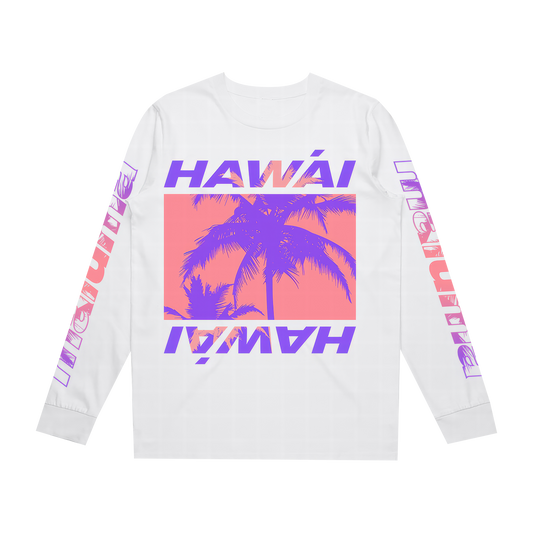 Hawái White Long Sleeve Tee