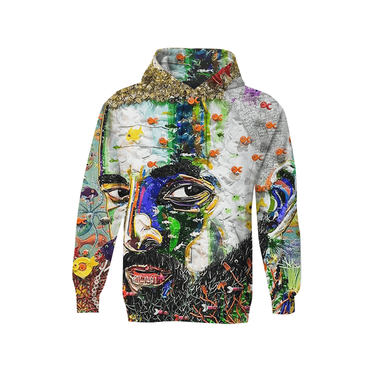 #7DJ Portrait All-Over Hoodie