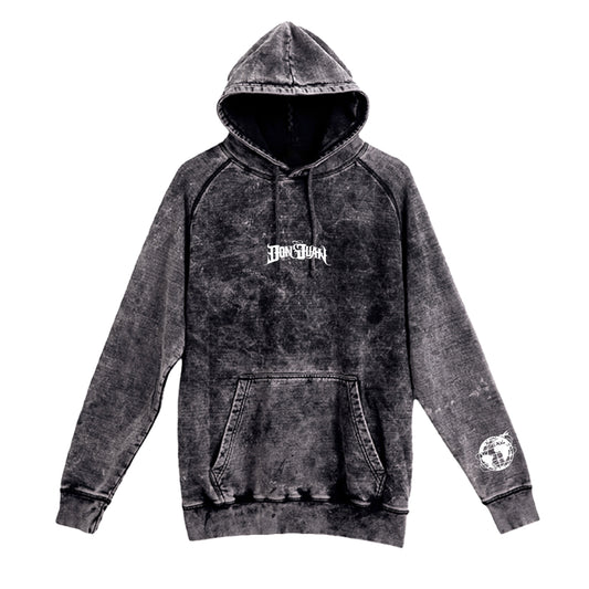 Don Juan Black Acid Wash Hoodie