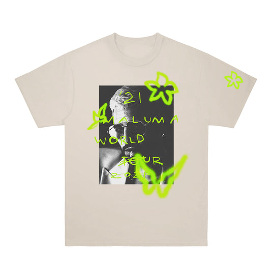 Maluma World Tour T-Shirt - Natural